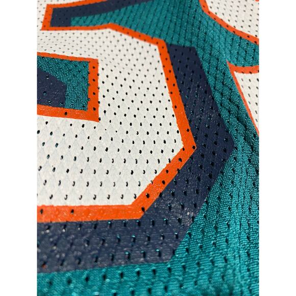 SEAU 55 Miami DOLPHINS NFL On Field Football REEBOK Jersey Youth Size S VINTAGE - Picture 7 of 9